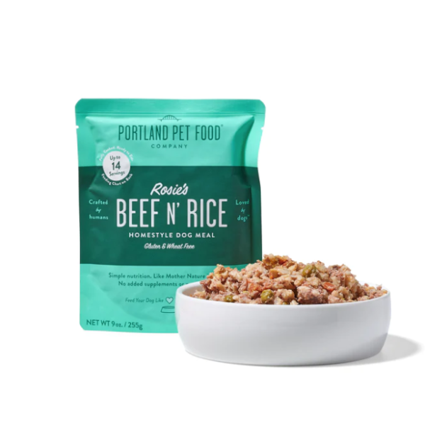 Portland Pet Food Company Rosie's Beef N' Rice For Dogs 犬用 Rosie's 牛肉飯鮮食餐 9oz