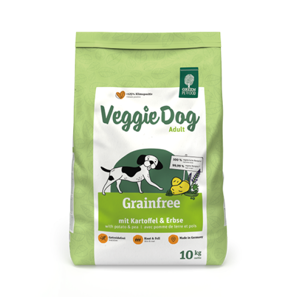 Green Pet Food Insect Dog For Veggie Grainfree with Potato & Pea 蟲制無穀物配馬鈴薯和豌豆99.99% 純素狗糧 10kg