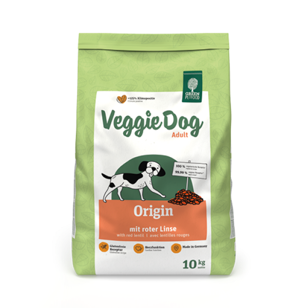 Green Pet Food Insect Dog For 99.9 % Veggie Origin with red lentil 蟲制麩質食含紅扁豆99.99% 純素狗糧 10kg