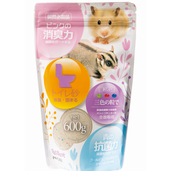 Pet Best Toilet Potty For Hamster & Sugar Glider淨吸柔護抗菌倉鼠及蜜袋鼯用便便砂 600g 