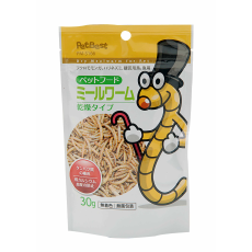 Pet Best Mealworms For Small Animal Treats 天生美味乾燥麵包蟲小動物專用小食 30g