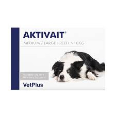 VetPlus Aktivait 犬( 中 & 大型犬)用腦活素 60 粒 