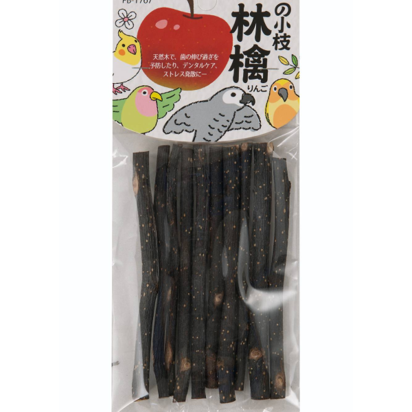 Pet Best Apple Tree Wood Chew Stick For Bird 蜜蘋果枝小鳥咬棒 10支裝