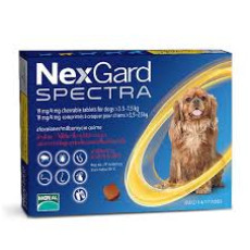 NexGard Spectra For 3 to 7.5kg Dogs 驅蟲咀嚼片狗用配方 3pcs