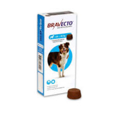  Bravecto for Fleas and Ticks 20 To 40kg 一錠除 (消滅牛蜱、跳蚤及毛囊蟲) 1pc