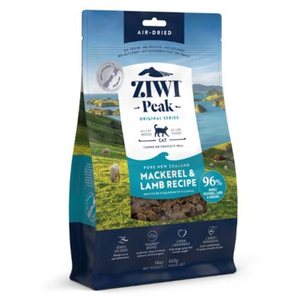 Ziwi Peak Original Air-Dried Mackerel & Lamb Recipe for Cats 無穀物脫水羊肉+鮪魚貓糧 1kg